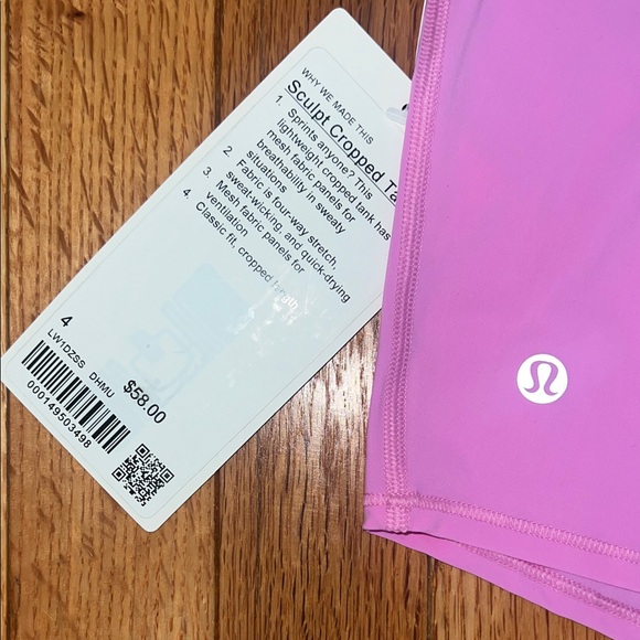 Lululemon Sculpt cropped tank - Picture 7 of 9